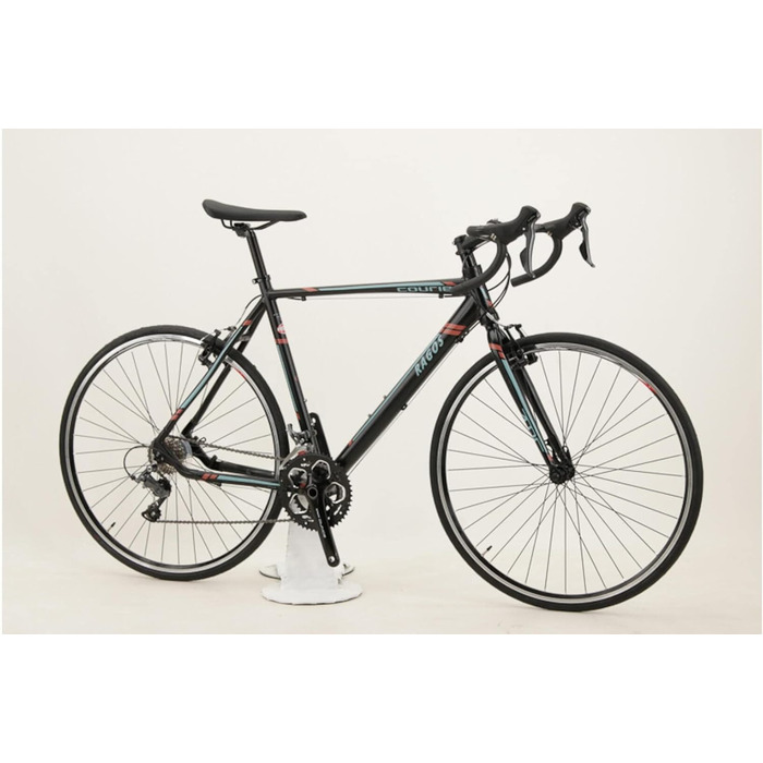 Велосипед Ragos Courier CX 28'' фітнес-грэвел алюмінієвий, 16-швидкісна ланцюгова трансмісія Claris, чорний