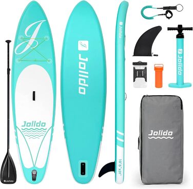 Надувна SUP-дошка Jolldo 320 см м'ятна для серфінгу