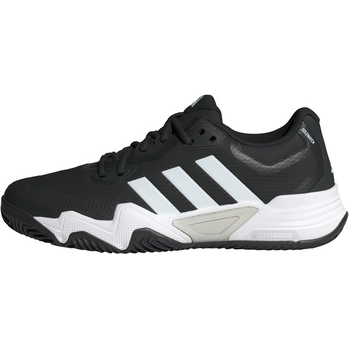 Тенісні кросівки adidas Solematch Control 2 Clay для ґрунту, чорний, білий, розмір 44 2/3 EU