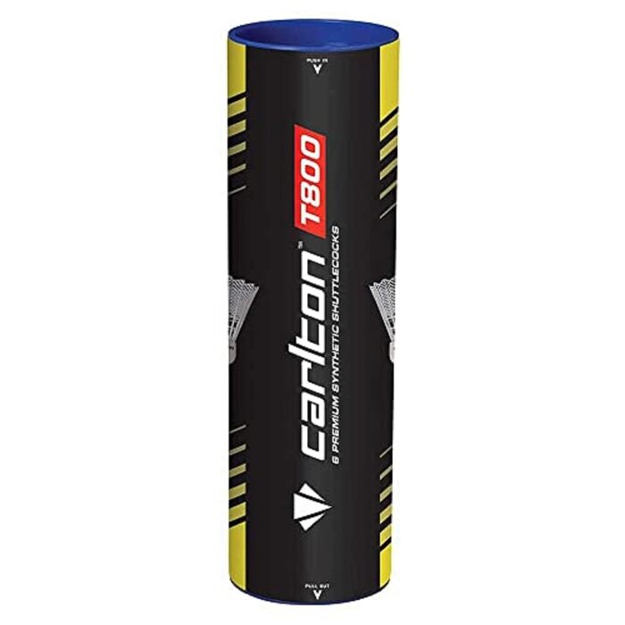 Волан для бадмінтону DUNLOP Carlton Tournament T800, біло-червоний, унісекс