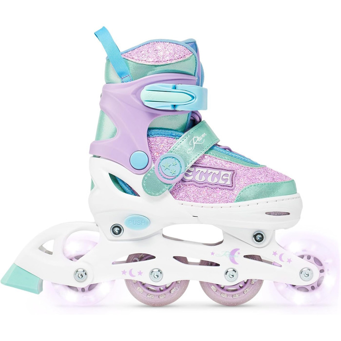 Інлайнери дитячі RAVEN Etta Violet з LED підсвіткою, регульовані (30-33 розмір)