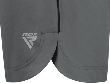 Шорти для MMA та єдиноборств RDX для чоловіків, спортивні штани для боксу, кікбоксингу, муай-тай та грепплінгу, сірі, розмір XXL