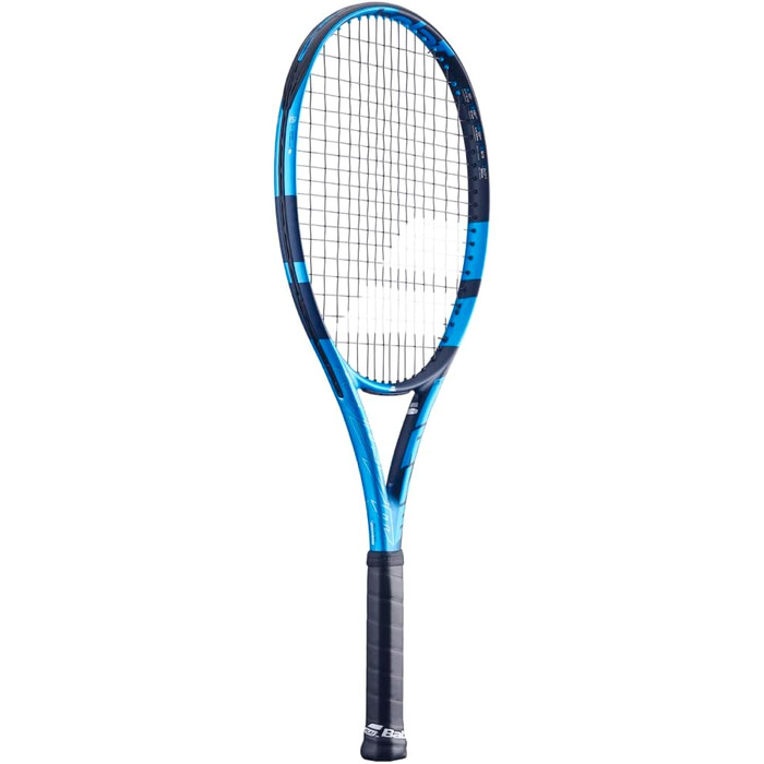 Тенісна ракетка Babolat Pure Drive 107 (10 покоління), натягнута, струни Babolat Syn Gut 16g, середня натяжка, білий колір