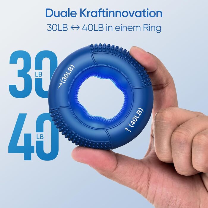 Набір для тренування рук FitBeast (6 шт.) - для силових вправ, регенерації та зняття стресу. Підходить для чоловіків, жінок та людей похилого віку.