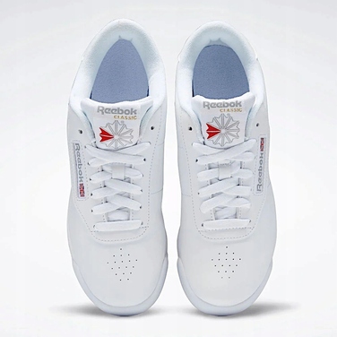Жіночі шкіряні кросівки Reebok Princess, білі, 100000101, 42