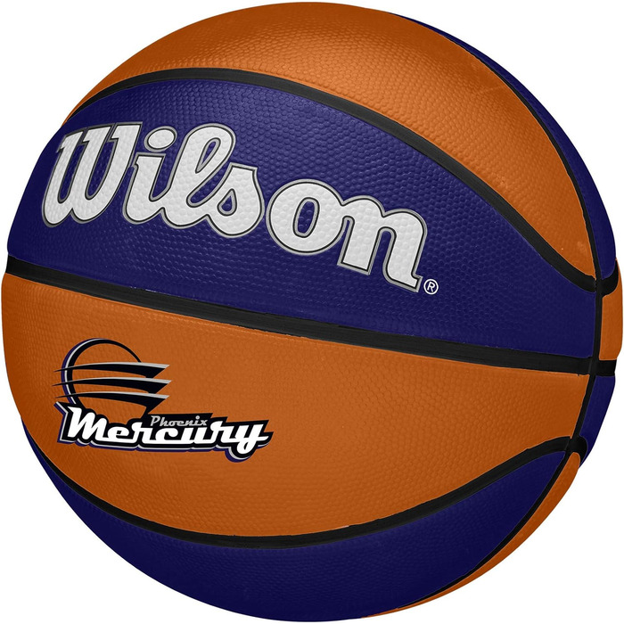 Баскетбольний м'яч WILSON WNBA Team Tribute Phoenix Mercury, офіційний, жіночий, розмір 15,2–72,4 см