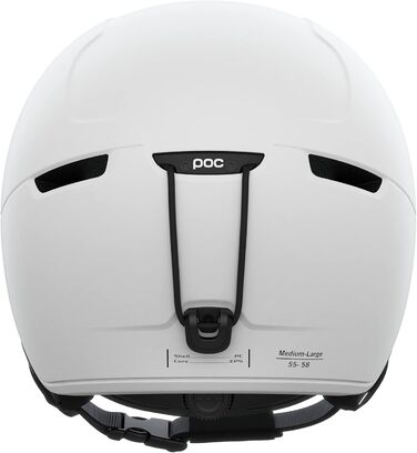 Легкий захисний шолом для лиж та сноуборду POC Obex Pure Hydrogen White M-L (55-58 см)