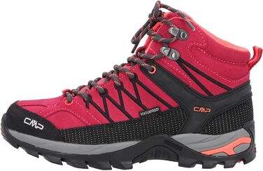 Жіночі трекінгові черевики CMP Rigel Mid Wmn Wp, Маджента/Антрацит, 39 EU