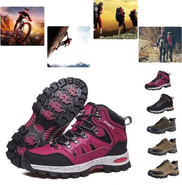 Трекінгові черевики для чоловіків та жінок. Легкі outdoor черевики, спортивні кросівки для кемпінгу. Армійний зелений, 39 EU