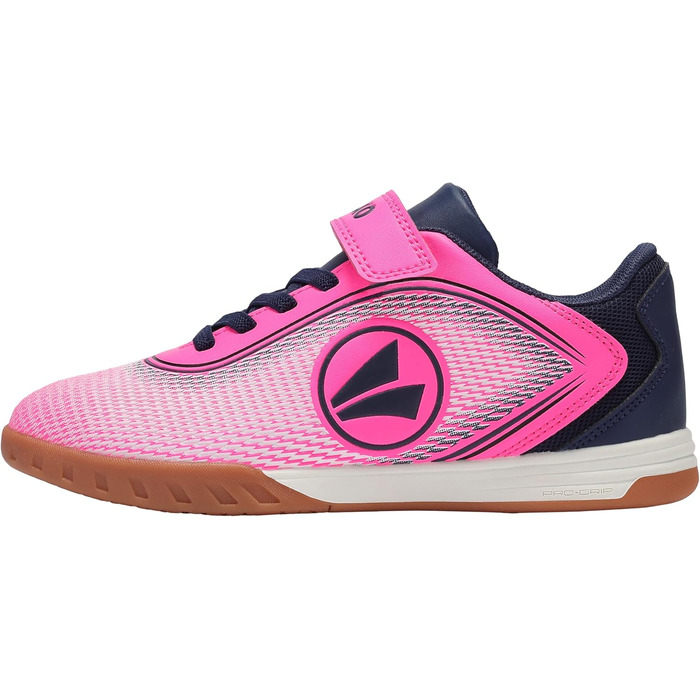 Дитячі спортивні залажні кросівки JAKO J-SI Course (32 EU, Рожевий Неон, Темно-синій)