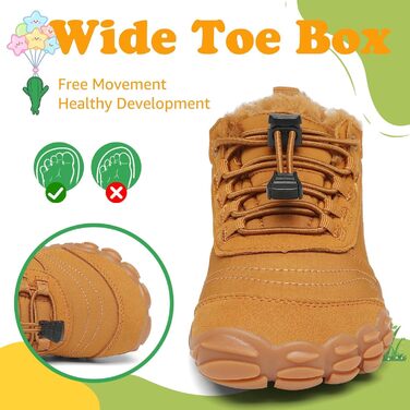 Дитячі зимові шкарпетки-черевики Saguaro, теплі, з підкладкою, для прогулянок, розмір 26-36, коричневі