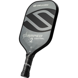 Падл для піклболу Selkirk з посиленим контролем, скловолокно, FiberFlex+, Polypropylen X5, 16 мм, великий Sweet Spot (сірий, легкий, S2)