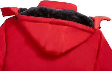 Чоловіча зимова куртка Mountain Ware: вітронепроникна, тепла, з капюшоном. Ідеальна для сноуборду та катання на лижах (XL, Червона)