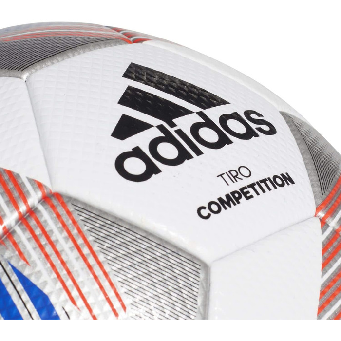 М'яч футбольний adidas Tiro Com, розмір 4, біло-чорний, для дорослих та дітей