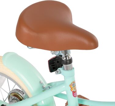 Дитяче велосипед Stitch з кошиком, 50.8 см, з підніжкою, 3-11 років (зелений, 35.6 см зі стабілізаторами)