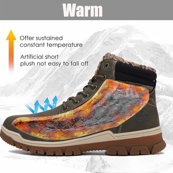 Черевики зимові чоловічі Arriggo Bello, утеплені, антиковзаючі, для трекінгу та хайкінгу, розмір 41-46 EU