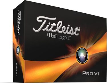 Гольф-м'ячі Titleist Pro V1, преміум клас, 12 шт.