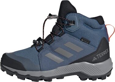 Дитячі трекінгові черевики Adidas Terrex Mid Gore-TEX, Wonder Steel Grey Three Semi Impact Orange, 31.5 EU