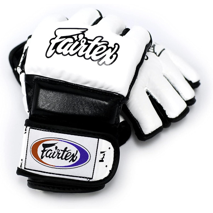 Боксерські рукавички Fairtex MMA Super Sparring FGV17, білі/чорні, XL