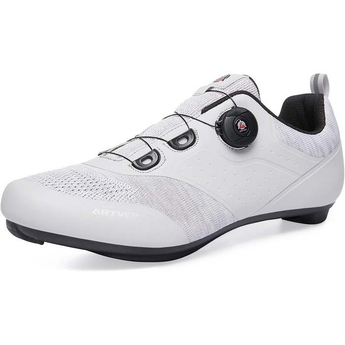 Велосипедні черевики для чоловіків та жінок: гірські, шосейні, сумісні з Peloton, Look ARC Delta, SPD, SPD-SL. Розмір 43 EU, сірі