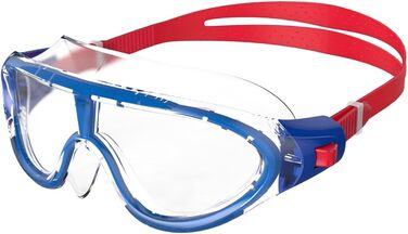 Дитячі плавальні окуляри Speedo Biofuse Rift, маска для плавання, антифог, антипотік, сині/помаранчеві, універсальний розмір