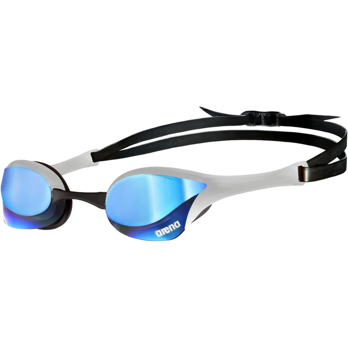 Окуляри для плавання Arena Cobra Ultra Swipe Mirror з дзеркальними лінзами, антифог, UV-захист, для дорослих, 5 змінних перенісся