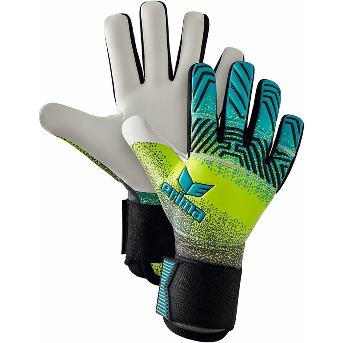 Воротарські рукавички Erima Jugend Flex Robusto, розмір 7, petrol/lime/black, для юніорів