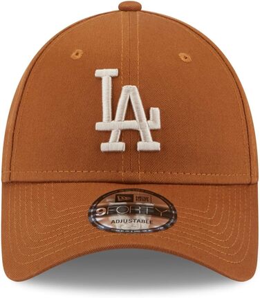 Кепка New Era Los Angeles Dodgers MLB League Essential Brown 9Forty Adjustable, Розмір універсальний