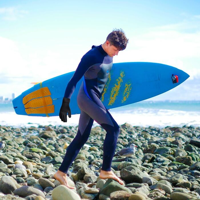 Рукавички для плавання та дайвінгу AUAUY, 3 мм, неопренові, з антиковзким покриттям, для дорослих, водонепроникні (L)