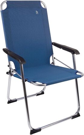Крісло для кемпінгу Bo-Camp Copa Rio Comfort: розкладне, блакитне, для відпочинку на природі та риболовлі