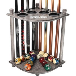Стійка для більярдних київ GSE Games & Sports Expert Nur - 8 київ + аксесуари (сірий, щіткований)