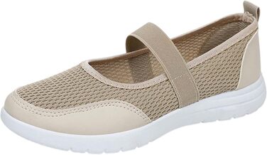 Зручні ортопедичні кросівки для діабетиків, жіночі, для літніх людей, сітка, дихаючі, легкі, для набряклих ніг, пов'язка, для активного відпочинку, фітнесу, повсякденного носіння (Хакі, 36)