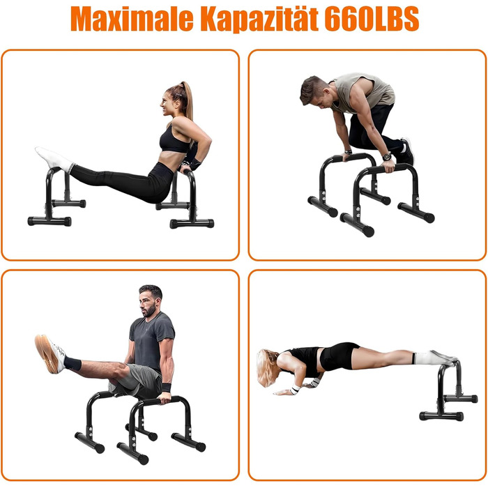 Паралелетки для віджимань та випробувань на силу - Паралелетки для калістеніки, статики та силових тренувань. Ідеально для дому, вулиці та спортзалу