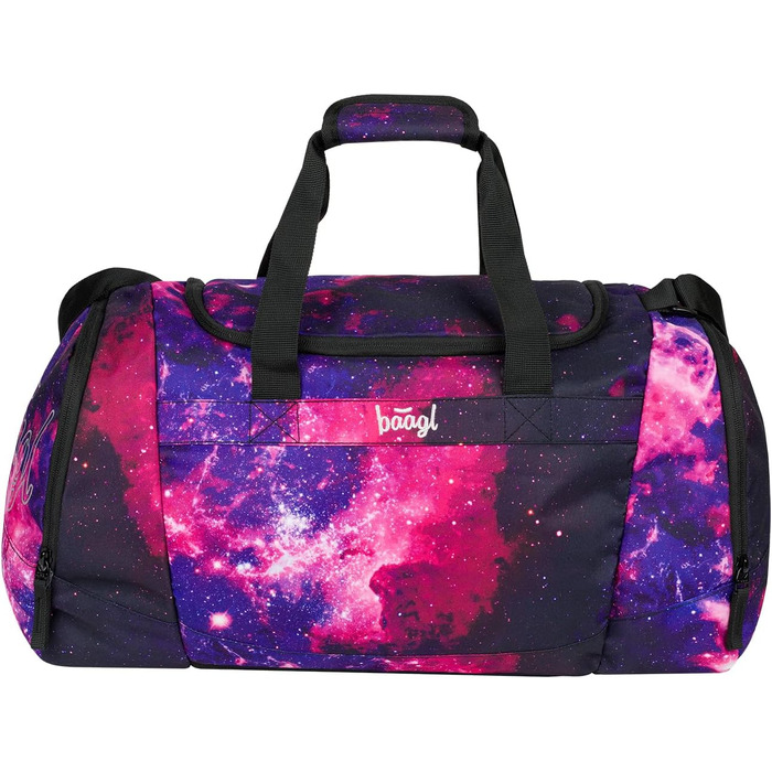Спортивна сумка Baagl для дітей – стильна дорожня сумка з відділенням для взуття (25 л, Galaxy)