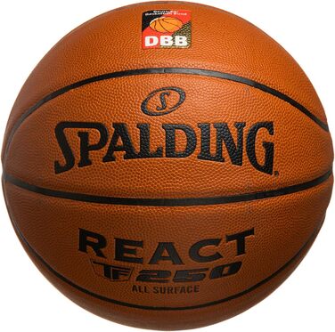 Баскетбольний м'яч Spalding TF250, розмір 7, композитна шкіра