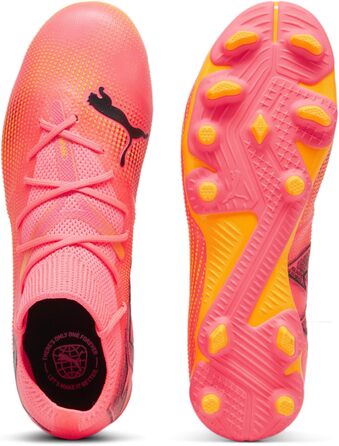 Дитячі футбольні бутси PUMA Future 7 Match Bna Fg/Ag Jr - рожево-чорні (34.5 EU)