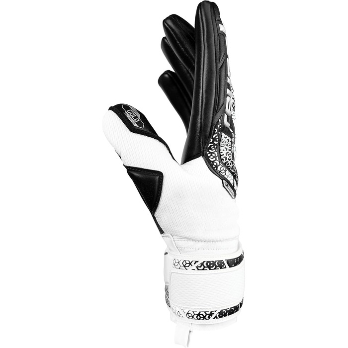Воротарські рукавички Reusch Attrakt Gold NC 9 – біло-сріблясто-чорні (унісекс, дорослі)