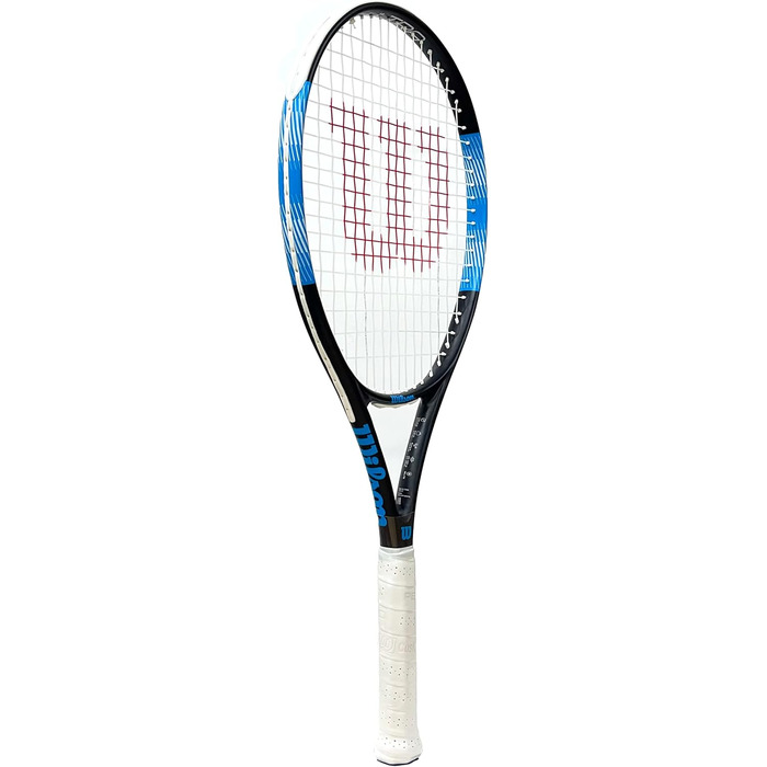 Тенісна ракетка Wilson Ultra Elite 105 для дорослих, розмір ручки 2 (4 1/4''), чорна/синя/біла