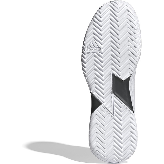 Кросівки для тенісу Adidas Defiant Speed 2 чоловічі 44 EU, біло-чорно-сірі