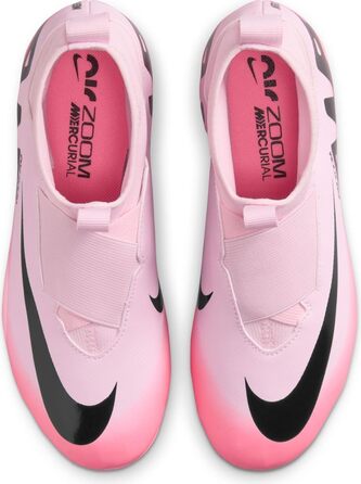 Дитячі кросівки Nike Zoom Superfly 9 Acad Fg/Mg для футболу (36 EU, Рожевий/Чорний)