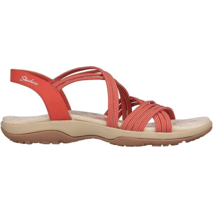 Сандли Skechers Reggae Slim Sunnysides для жінок (35 EU, Оранжевий)