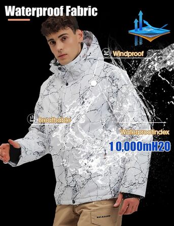 Чоловічий зимовий комбінезон для сноубордингу та катання на лижах. Водонепроникний, вітростійкий, теплий. XL, чорний.