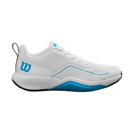 Кросівки для тенісу Wilson Rush Pro Lite WRS333180 White/Atomic Blue/Navy Blazer 44 2/3 EU