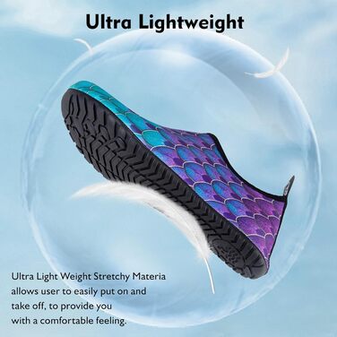 Водні шкарпетки HMIYA для плавання та відпочинку, чоловічі та жіночі, для серфінгу, йоги, тренувань, 42/43 EU, блакитний