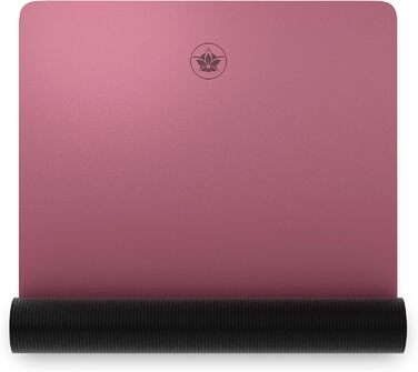 YOGALABS® Преміум йога-мат STUDIO 185×68×0,4 см, екстра великий, ремінь у комплекті, ECO PU та натуральний каучук, антиковзка поверхня, для йоги, гімнастики та пілатесу, 100% екологічний, без шкідливих речовин, бузковий