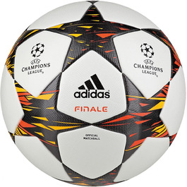 Футбольний м'яч adidas Finale 14, офіційний, розмір 5, білий/червоний/жовтий