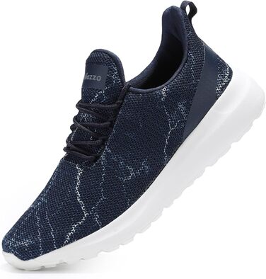 Чоловічі кросівки Milazzo для спорту та бігу – зручні, дихаючі, з антиковзкою підошвою для повсякденного носіння та тренувань (1230blau, 46 EU)