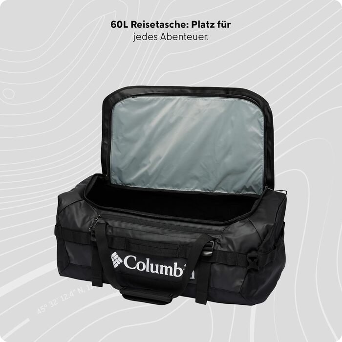 Спортивна сумка Columbia Landroamer Duffel для дорослих, чорна, унісекс
