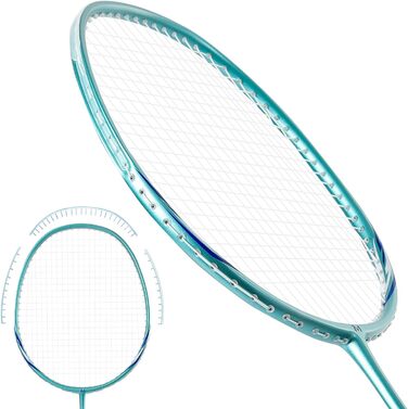 Набір для бадмінтону Graphit: ракетки з карбону, м'ячики, ручки, сумка. Зносостійкий дизайн