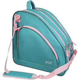 Сумка для ковзанів Wolt | Сумка для роликів та інлайнів. Стильна, регульована через плече, м'ятно-зелена